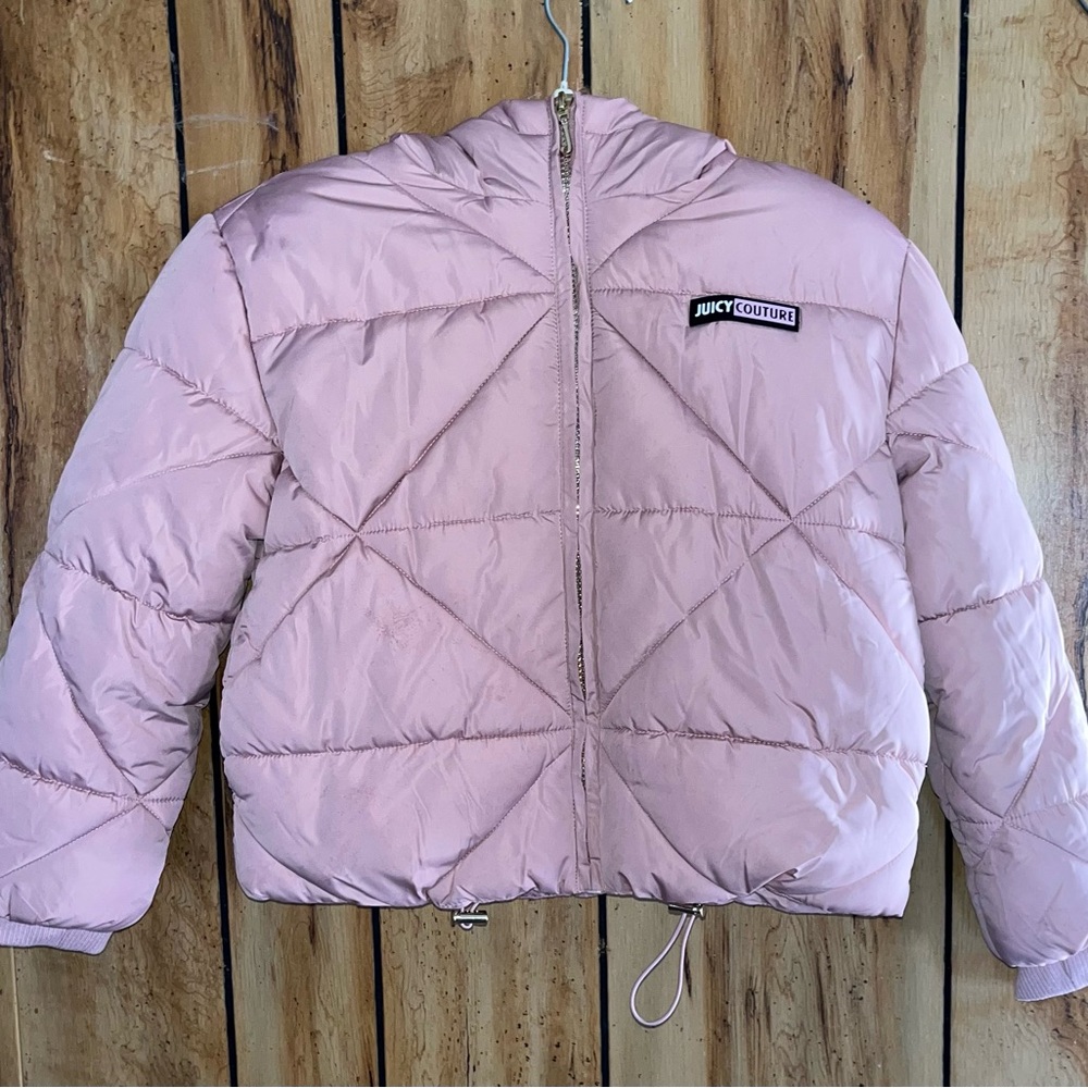 Juicy Couture Pink Puffer Jacket size 7/8